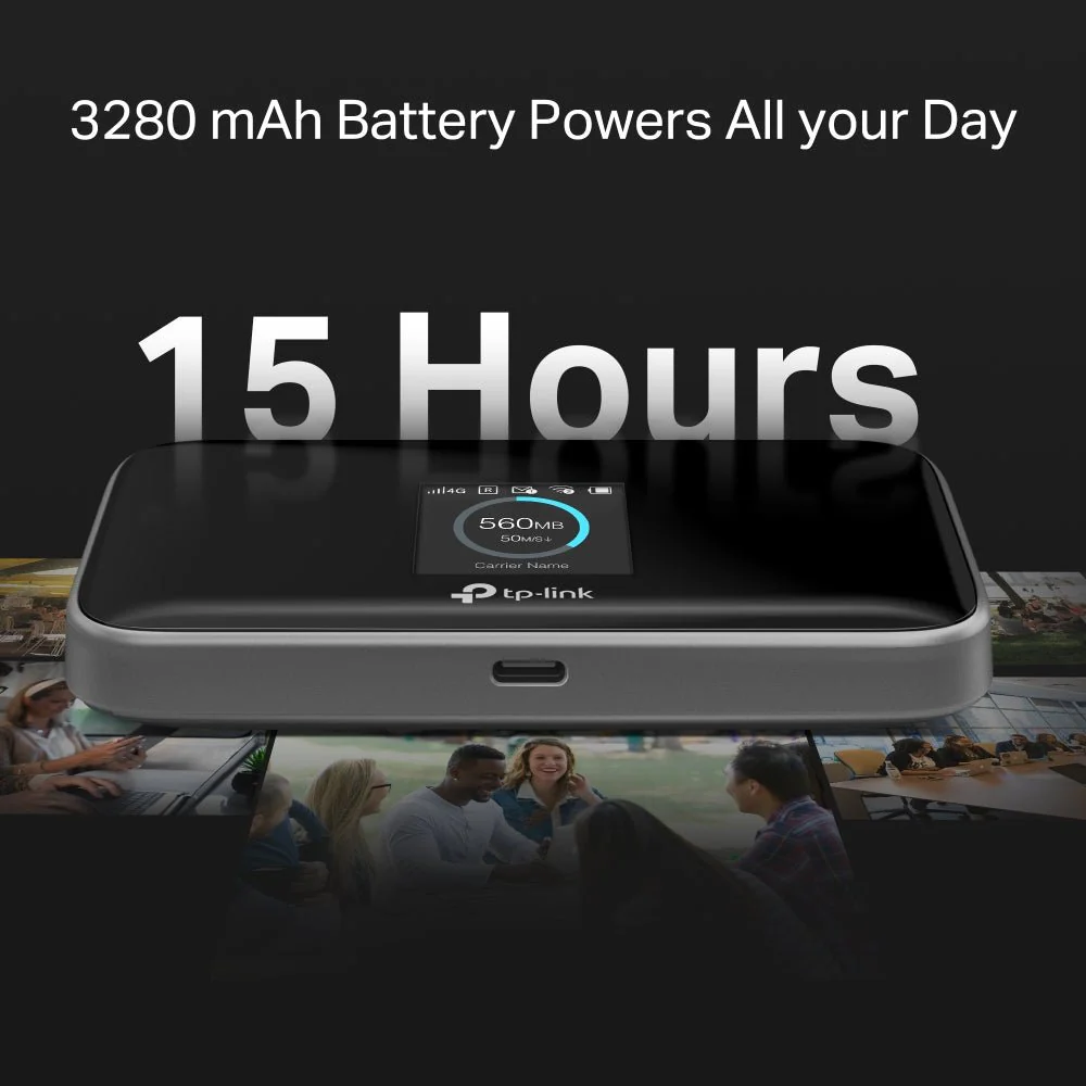 TP-Link M7750 4G LTE-Advanced Portable Battery Mobile Wi-Fi Router - Image 8