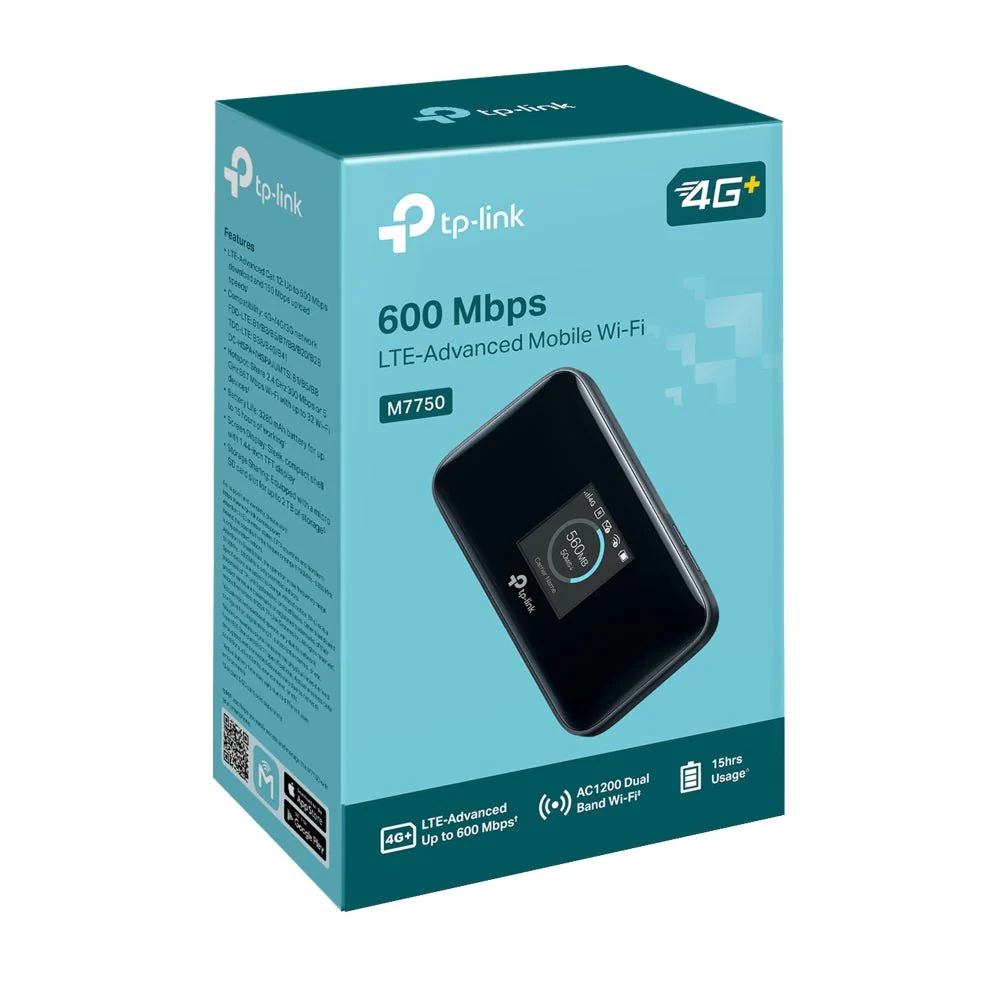 TP-Link M7750 4G LTE-Advanced Portable Battery Mobile Wi-Fi Router - Image 9