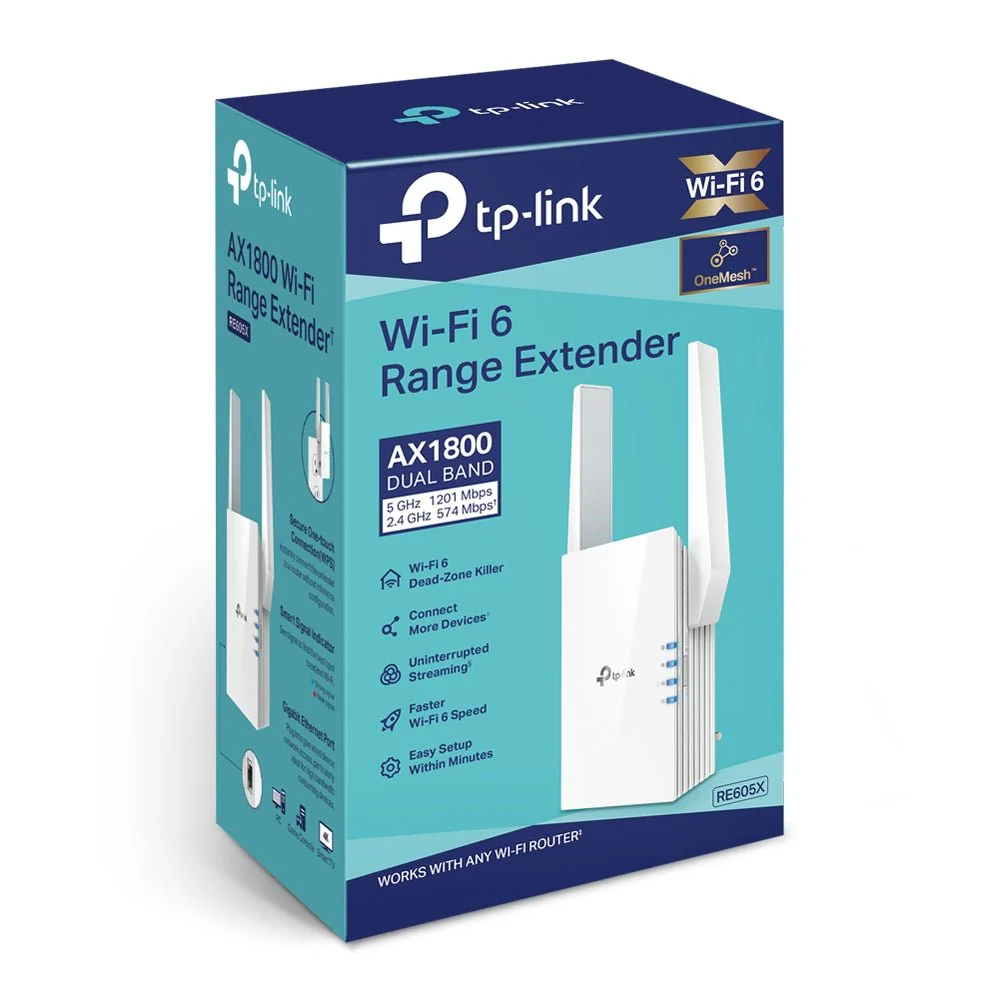 TP-Link RE605X AX1800 Wi-Fi 6 Range Extender - Image 8