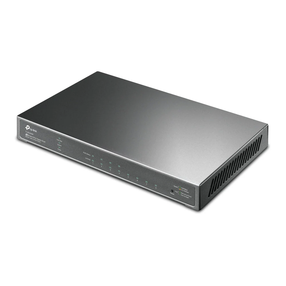 TP-Link SG-2008P JetStream 8-Port Gigabit Smart Switch with 4-Port PoE+ (TL-SG2008P) - Image 2