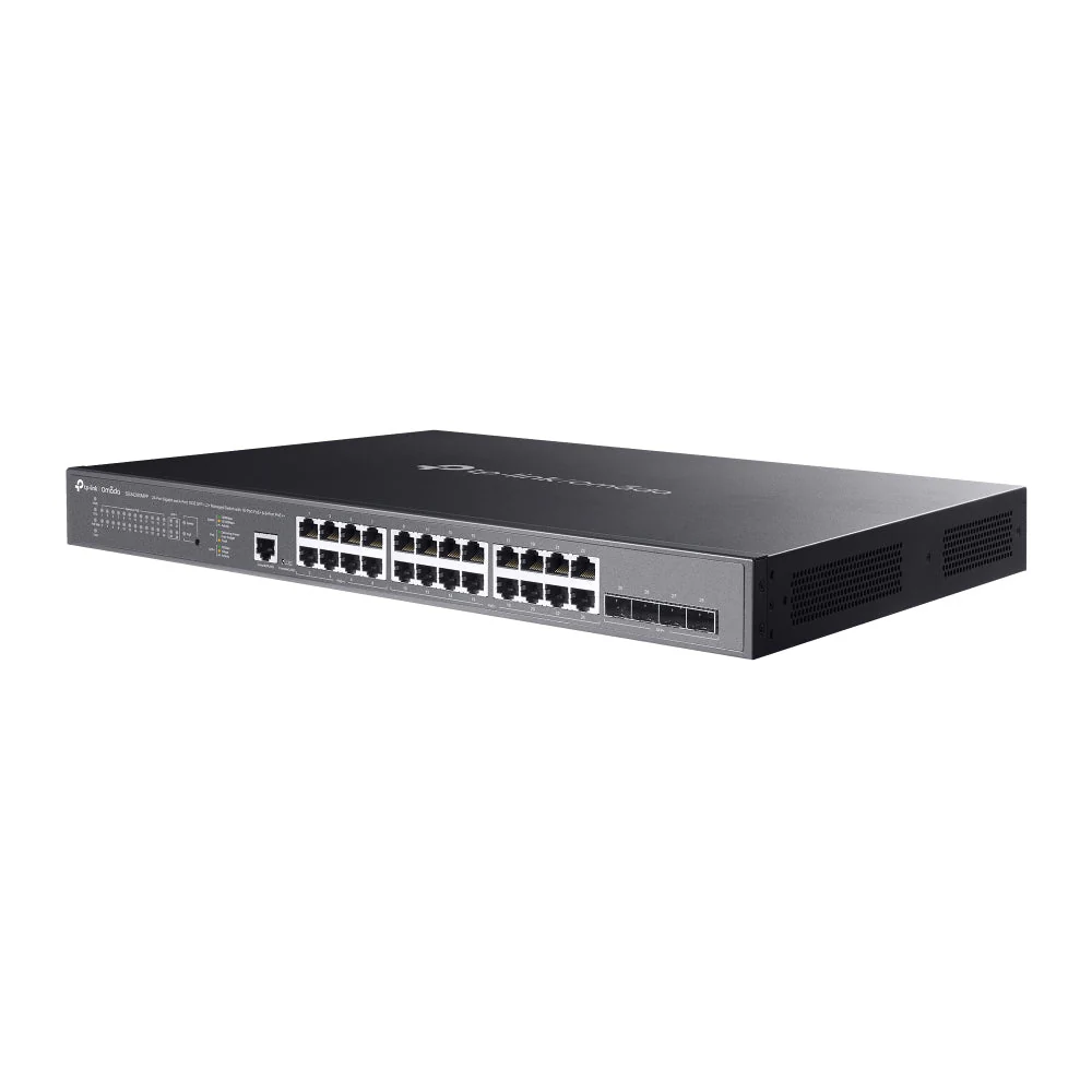 TP-Link SG3428XMPP Omada 24-Port Gigabit and 4-Port 10GE SFP+ L2+ Managed Switch with 16-Port PoE+ & 8-Port PoE++ - Image 3