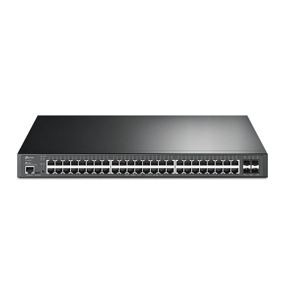TP-Link SG3452XP JetStream 48-Port Gigabit and 4-Port 10GE SFP+ L2+ Managed Switch with 48-Port PoE+