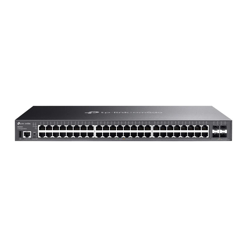 TP-Link SG5452X Omada 48-Port Gigabit Stackable Lite L3 Managed Switch with 4x 10G Slots