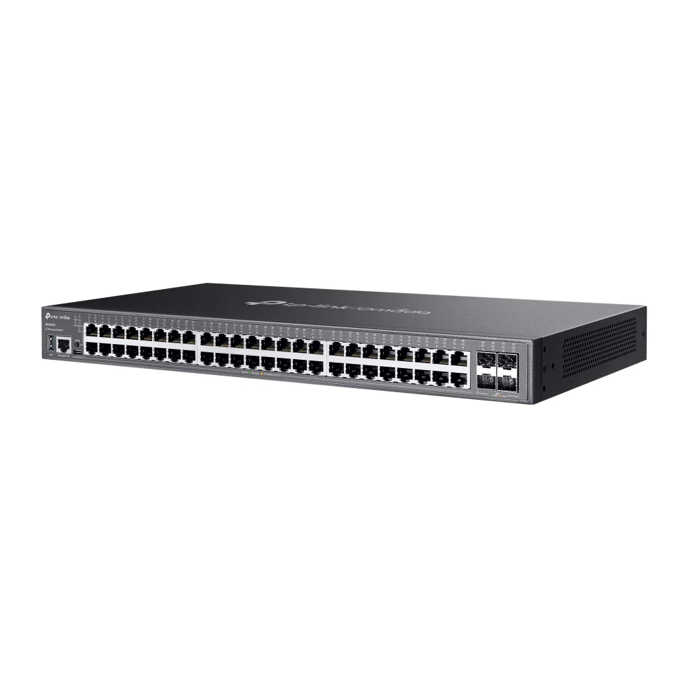 TP-Link SG5452X Omada 48-Port Gigabit Stackable Lite L3 Managed Switch with 4x 10G Slots - Image 3