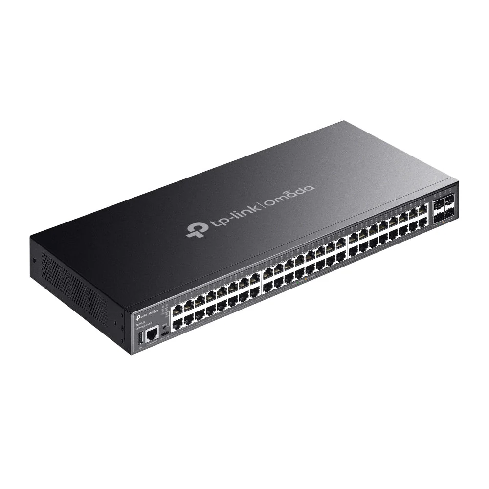 TP-Link SG5452X Omada 48-Port Gigabit Stackable Lite L3 Managed Switch with 4x 10G Slots - Image 4
