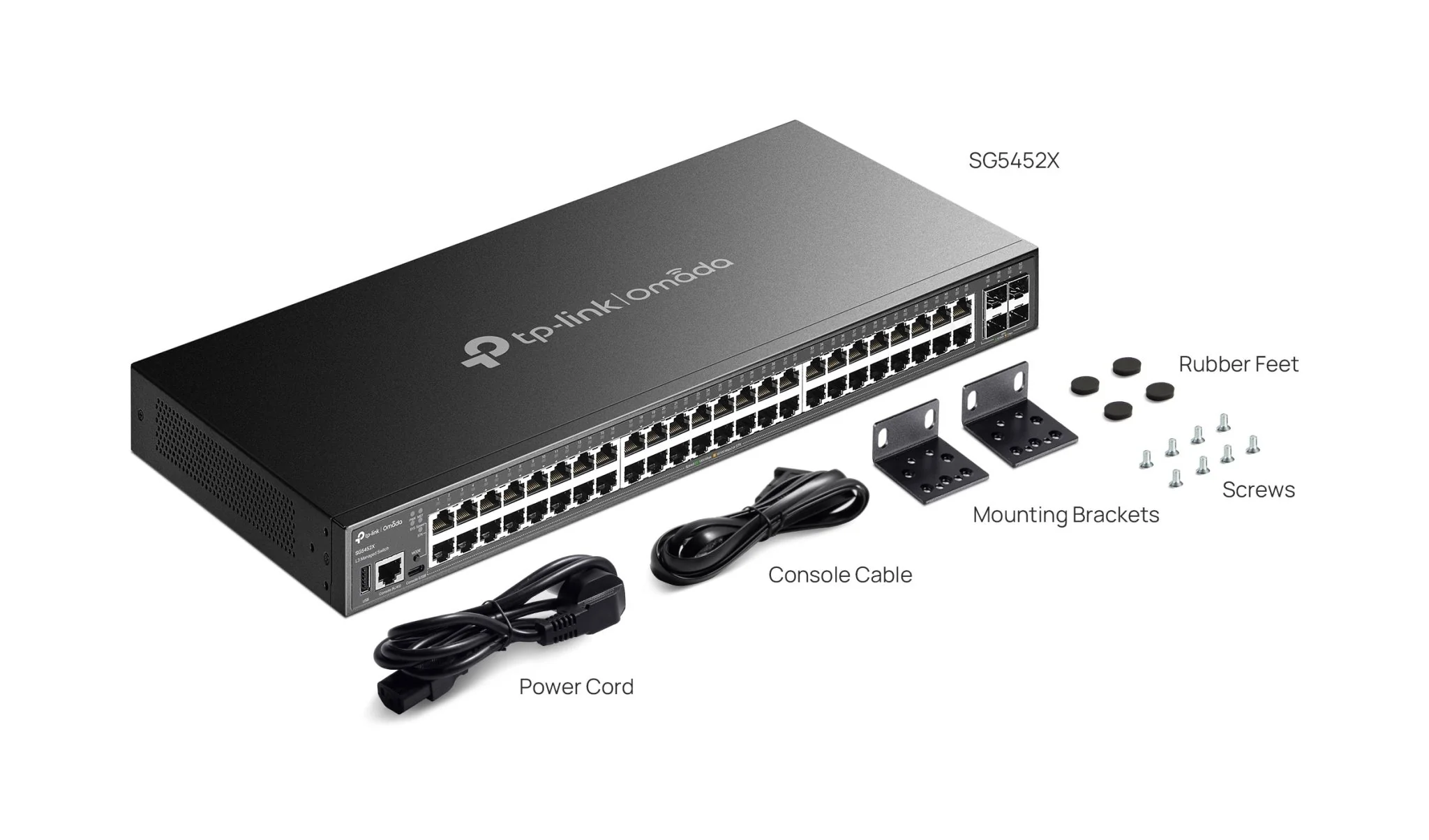 TP-Link SG5452X Omada 48-Port Gigabit Stackable Lite L3 Managed Switch with 4x 10G Slots - Image 6