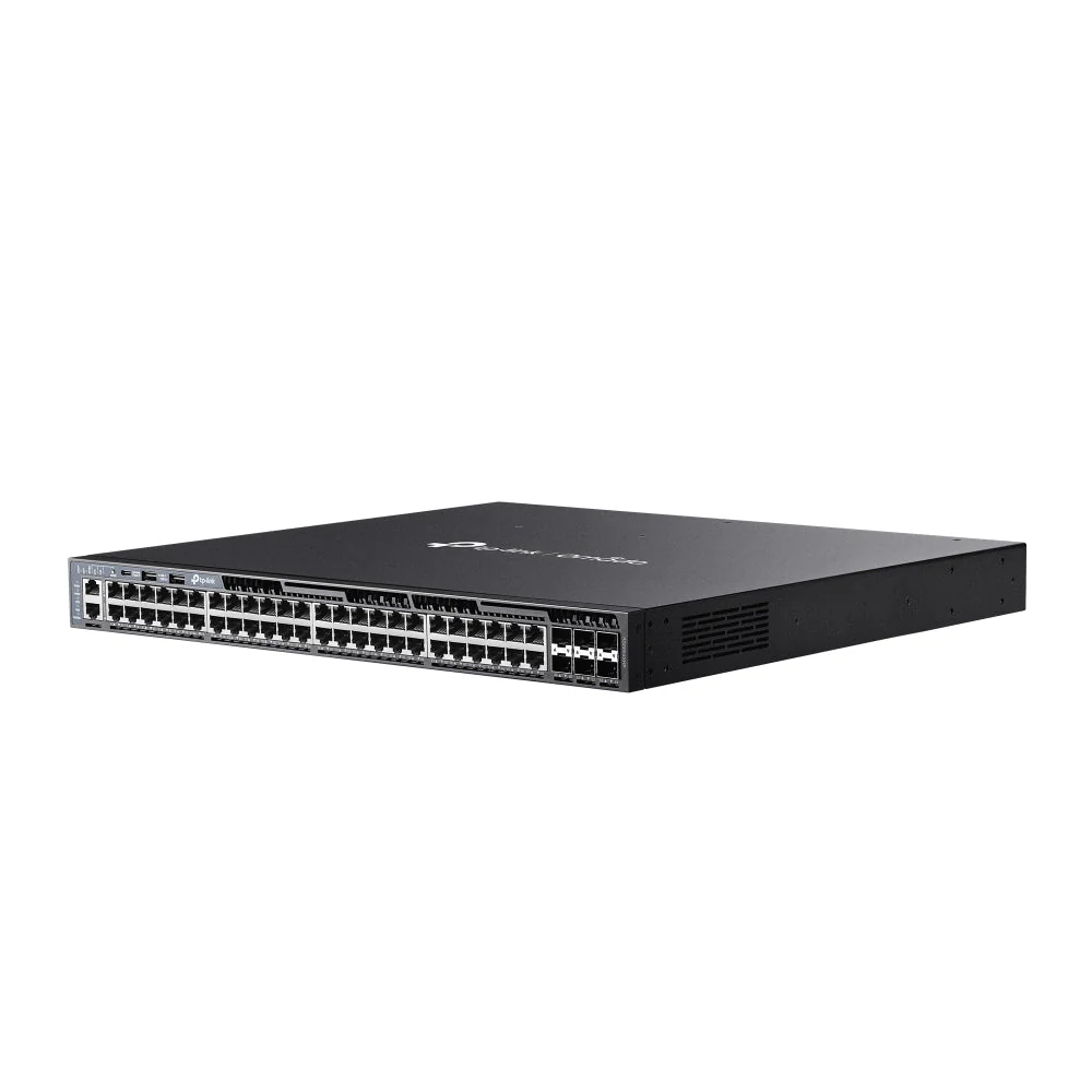 TP-Link SG6654XHP Omada 48-Port Gigabit Stackable L3 Managed PoE+ Switch with 6 10G Slots - Image 2