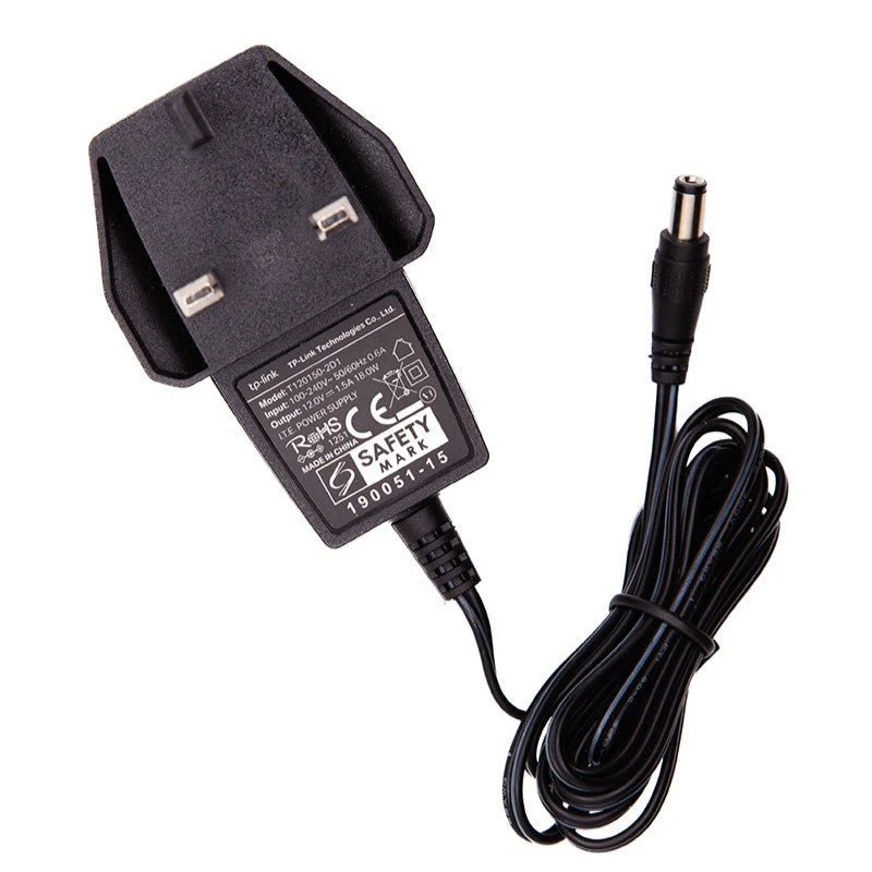 TP-Link T120150-2D1 12V 1.5A 18W UK DC Power Adapter Plug For Omada Vigi Festa Tapo Deco Archer