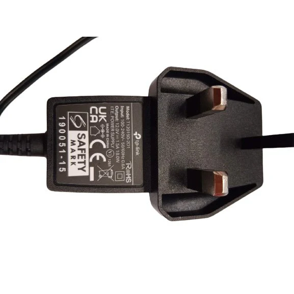 TP-Link T120150-2D1 12V 1.5A 18W UK DC Power Adapter Plug For Omada Vigi Festa Tapo Deco Archer - Image 2