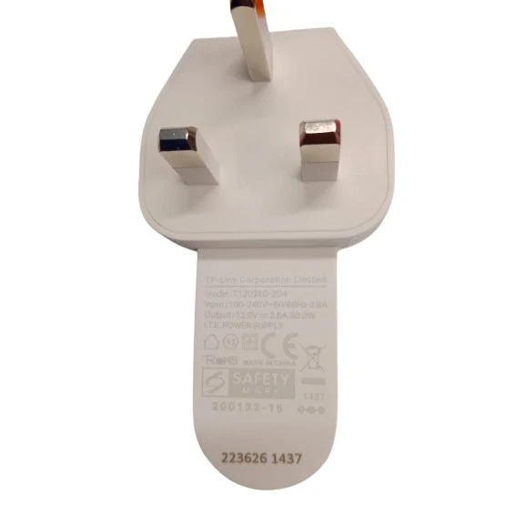 TP-Link T120250-2D4 12V 2.5A 30W UK DC Power Adapter Plug For Omada Vigi Festa Tapo Deco Archer - Image 2