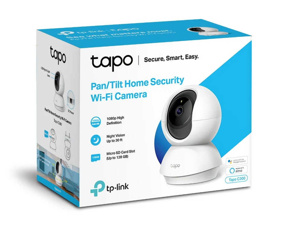 TP-Link Tapo C200 2MP FHD WiFi 360º Pan Tilt IP Camera - Image 6