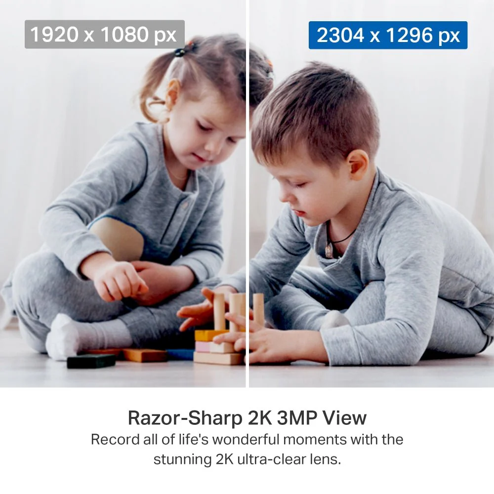 TP-Link Tapo C211 3MP 2K HD WiFi 360º Pan Tilt IP Camera - Image 4