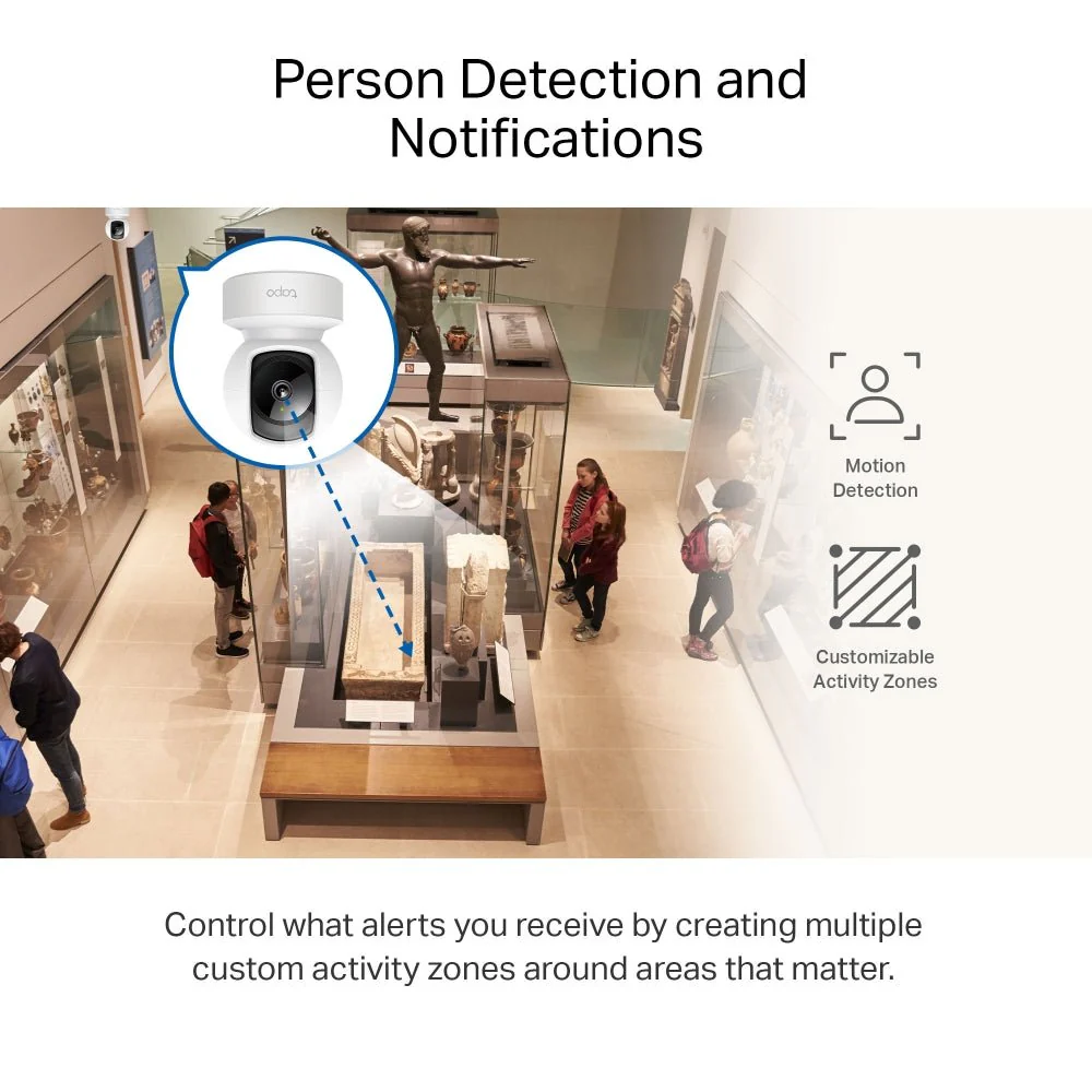 TP-Link Tapo C212 3MP 2K HD WiFi 360º Pan Tilt IP Camera - Image 5
