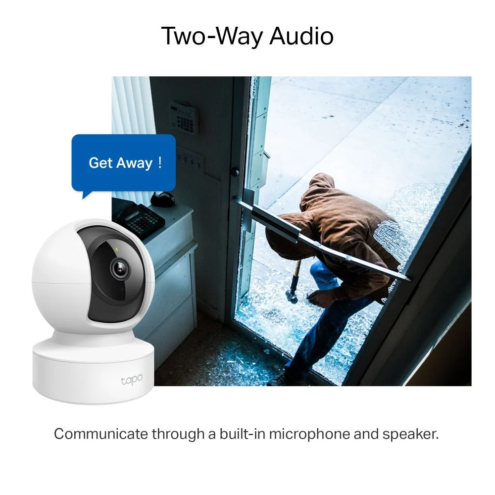 TP-Link Tapo C212 3MP 2K HD WiFi 360º Pan Tilt IP Camera - Image 6