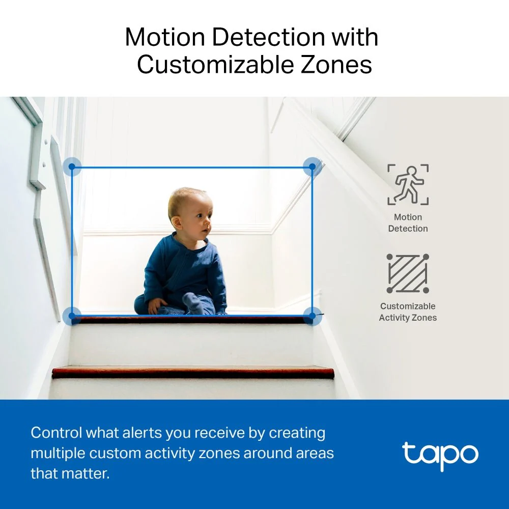 TP-Link Tapo C220 4MP 2K QHD WiFi 360º Pan Tilt IP Camera - Image 6