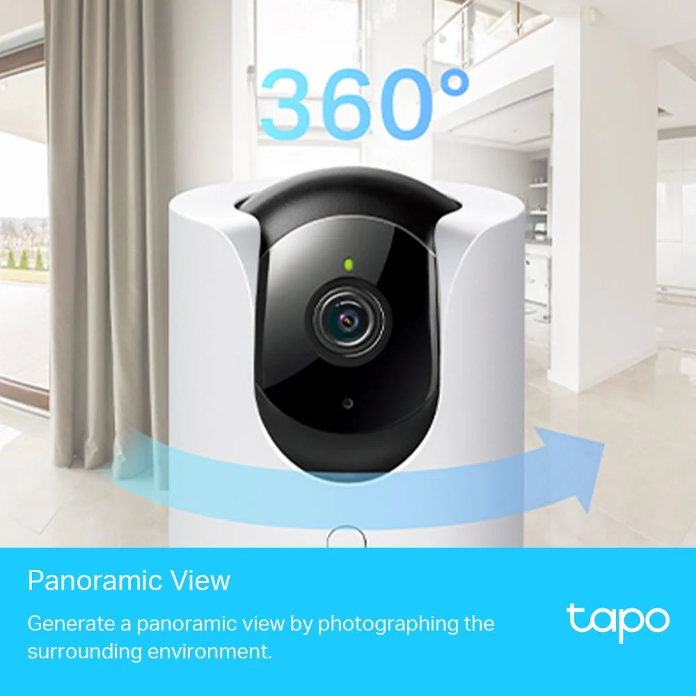 TP-Link Tapo C225 4MP 2K QHD WiFi 360º Pan Tilt IP Camera with Smart AI Detection - Image 5