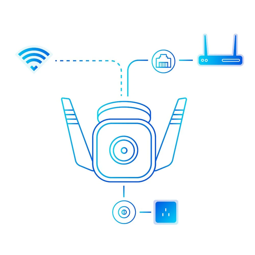 TP-Link Tapo C310 3MP 2K HD WiFi Outdoor Bullet IP Camera - Image 3