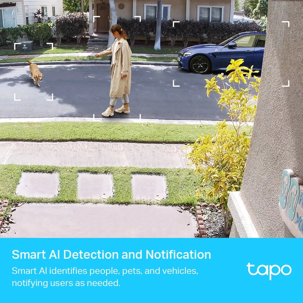 TP-Link Tapo C420 4MP 2K QHD WiFi Outdoor Battery Bullet IP Camera (Wire-Free) - Image 4