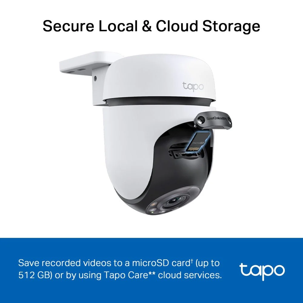 TP-Link Tapo C510W 3MP 2K HD WiFi Outdoor 360º Pan Tilt IP Camera - Image 10