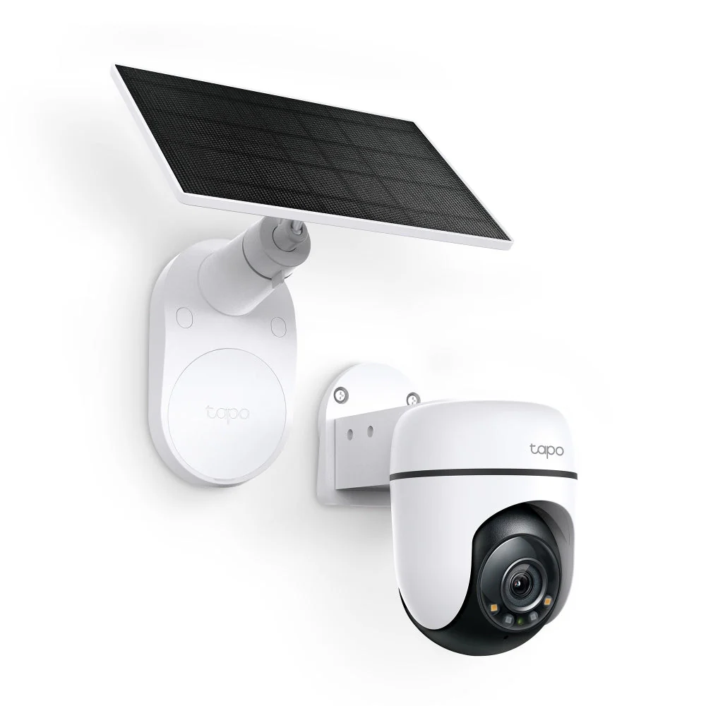 TP-Link Tapo C620 KIT 4MP 2K QHD Color Night Vision Smart Wire-Free Outdoor Pan Tilt Camera and Solar Panel - Image 2