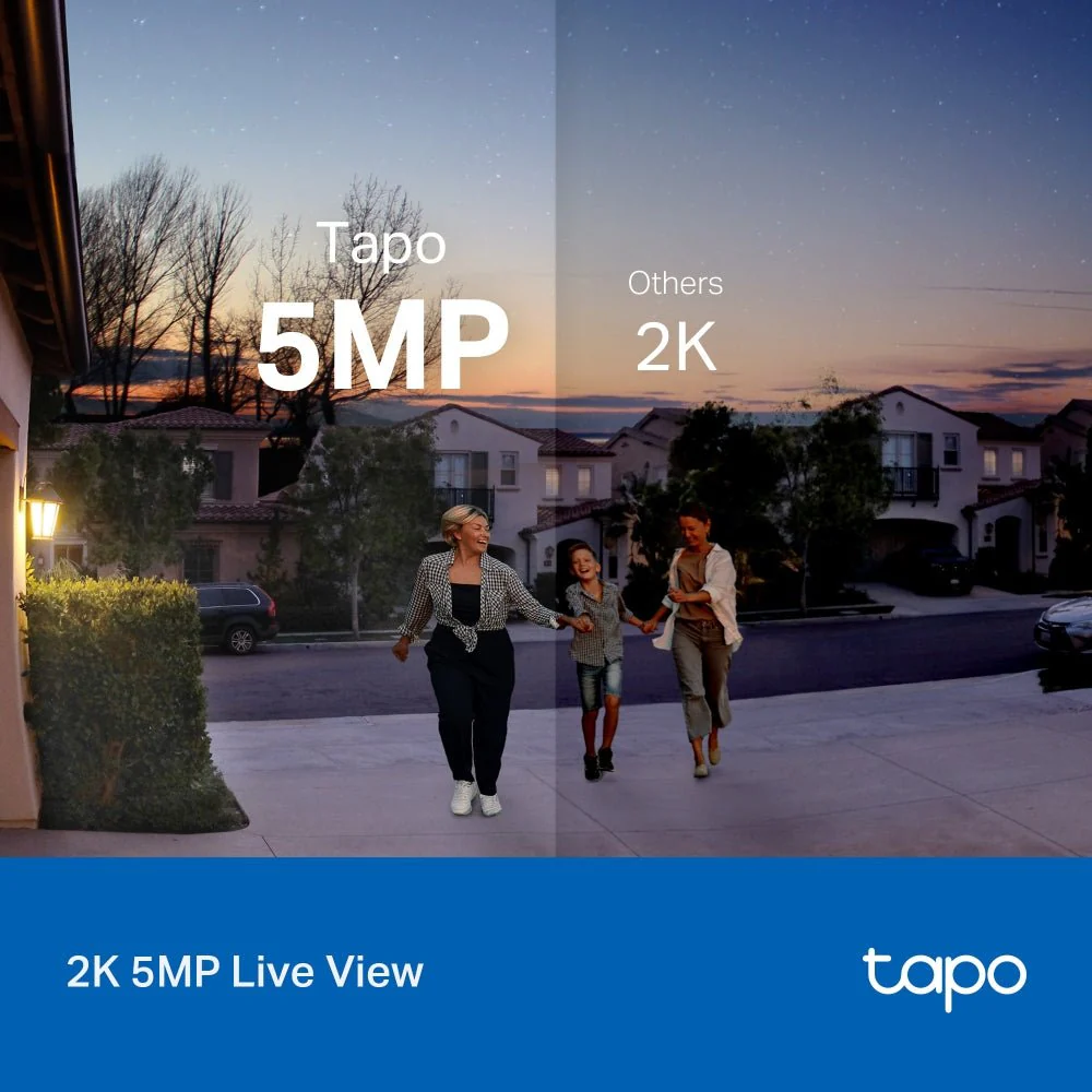 TP-Link Tapo D130 5MP 2K Smart Wired Video Doorbell - Image 4