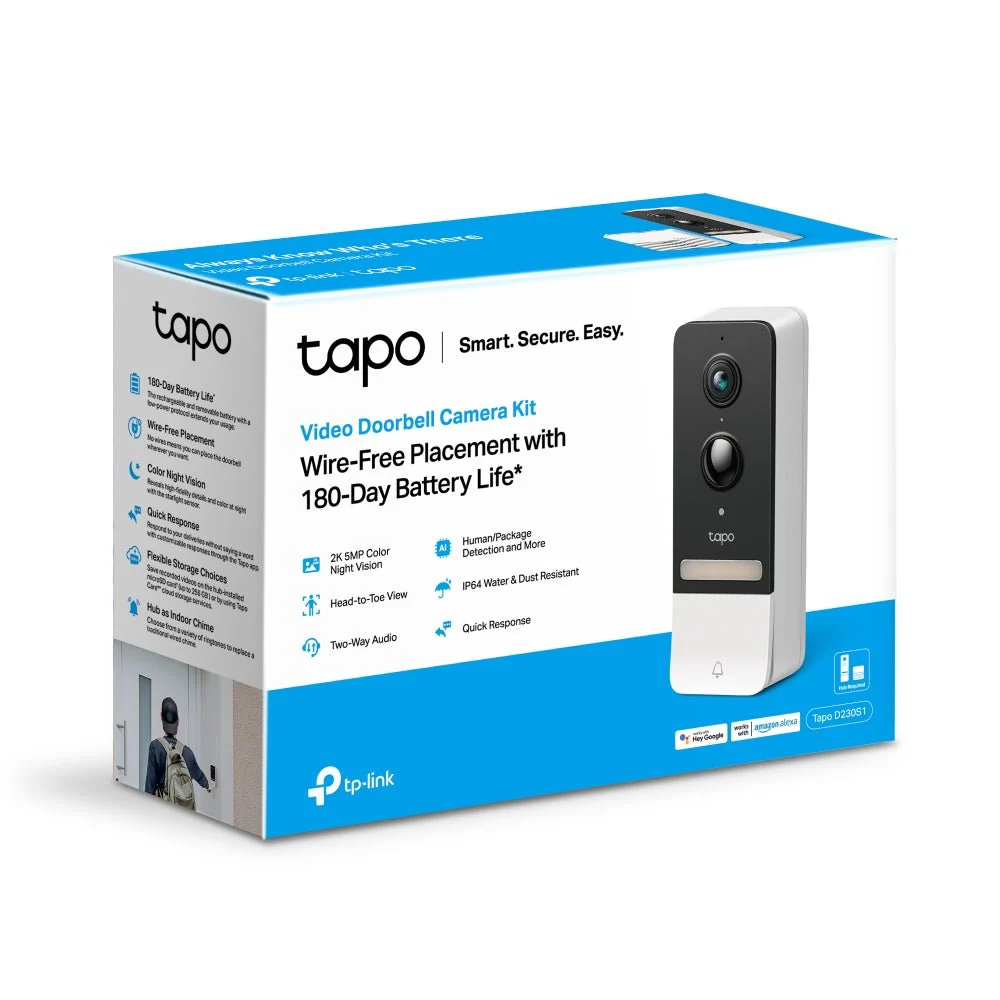 TP-Link Tapo D230S1 Smart Battery Video Doorbell - Image 13