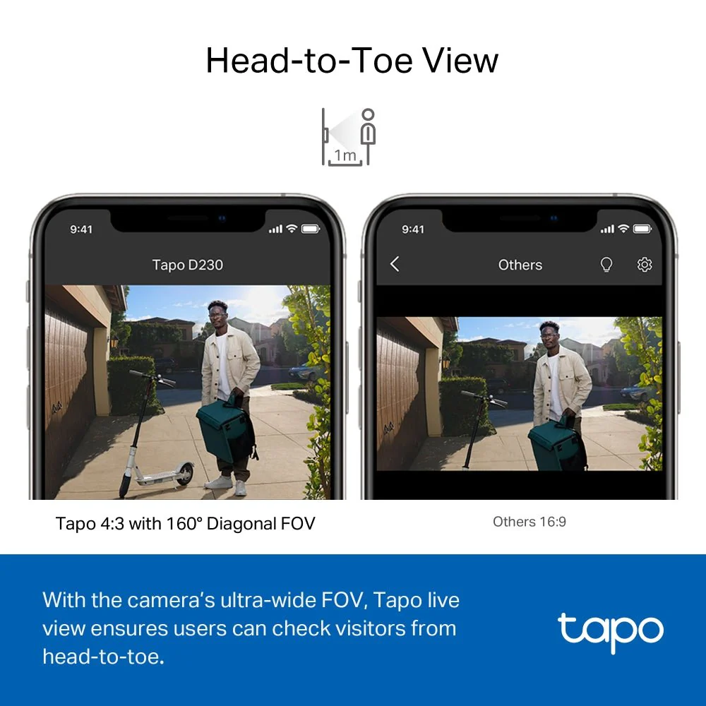 TP-Link Tapo D230S1 Smart Battery Video Doorbell - Image 4