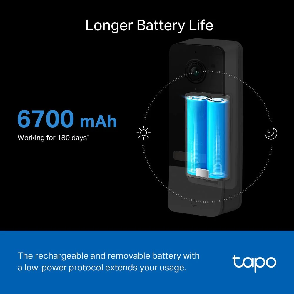 TP-Link Tapo D230S1 Smart Battery Video Doorbell - Image 6