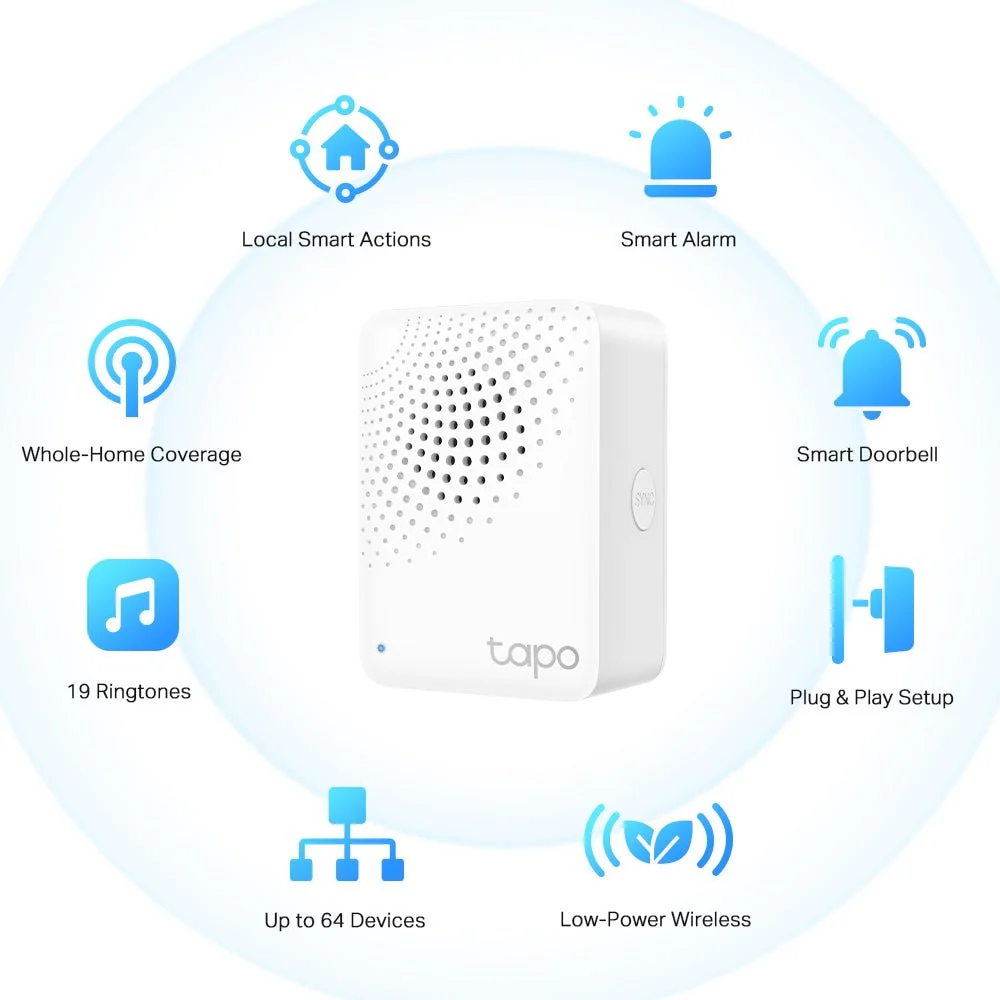 TP-Link Tapo H100 Smart Hub with Chime - Image 2