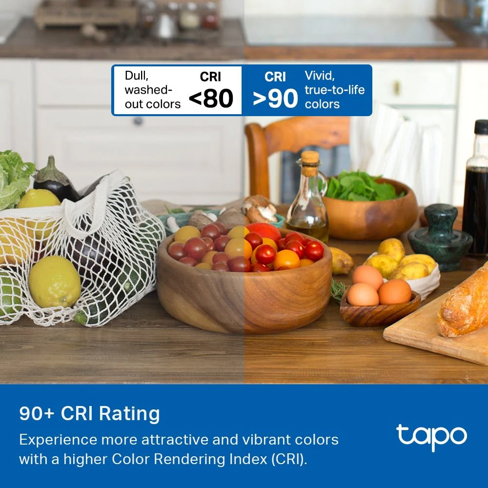TP-Link Tapo L535E Smart Wi-Fi Multicolor A19 E26 Light Bulb 1100 Lumens - Image 6