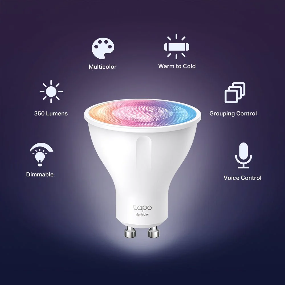 TP-Link Tapo L630 Smart Wi-Fi Multicolor GU10 Spotlight - Image 5