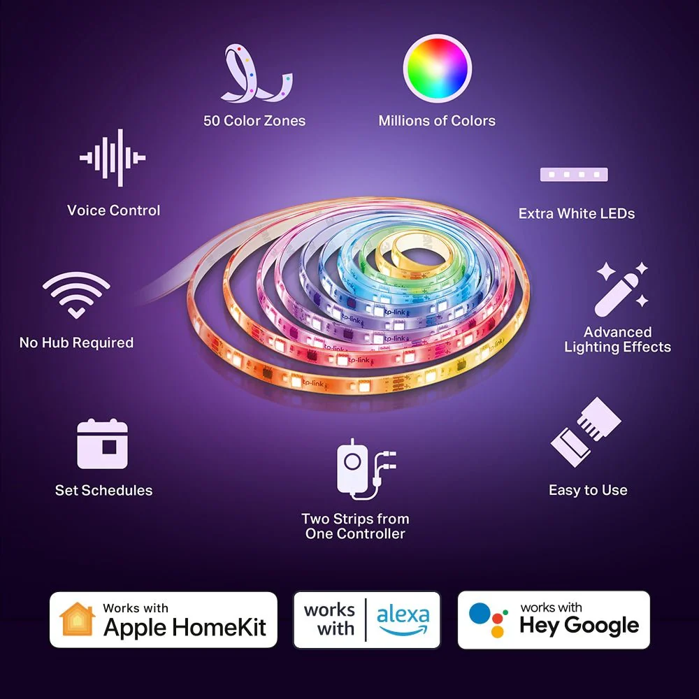 TP-Link Tapo L930-10 Smart Wi-Fi Multicolour Light Strip - Image 2