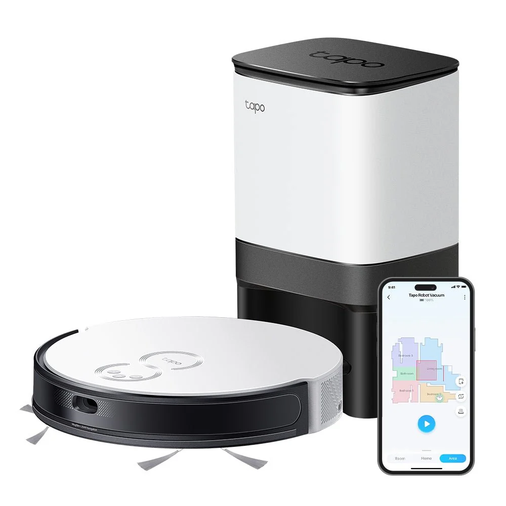 TP-Link Tapo RV20 Plus MagSlim LiDAR Navigation Robot Vacuum + Smart Auto-Empty Dock
