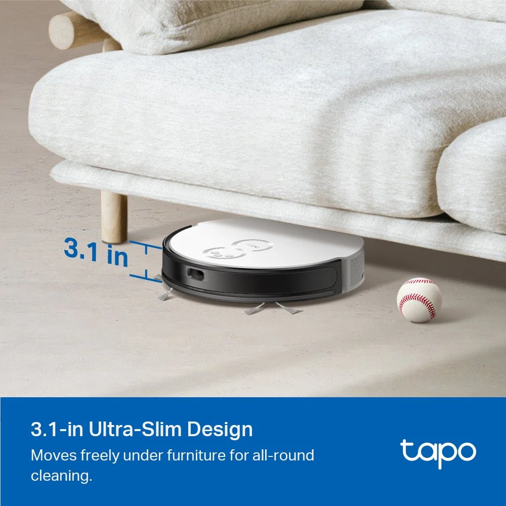 TP-Link Tapo RV20 Plus MagSlim LiDAR Navigation Robot Vacuum + Smart Auto-Empty Dock - Image 6
