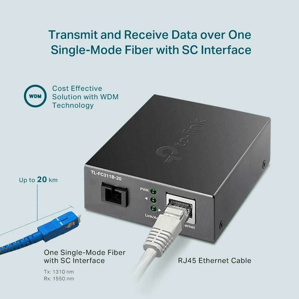 TP-Link TL-FC311B-20 Gigabit WDM Media Converter - Image 7