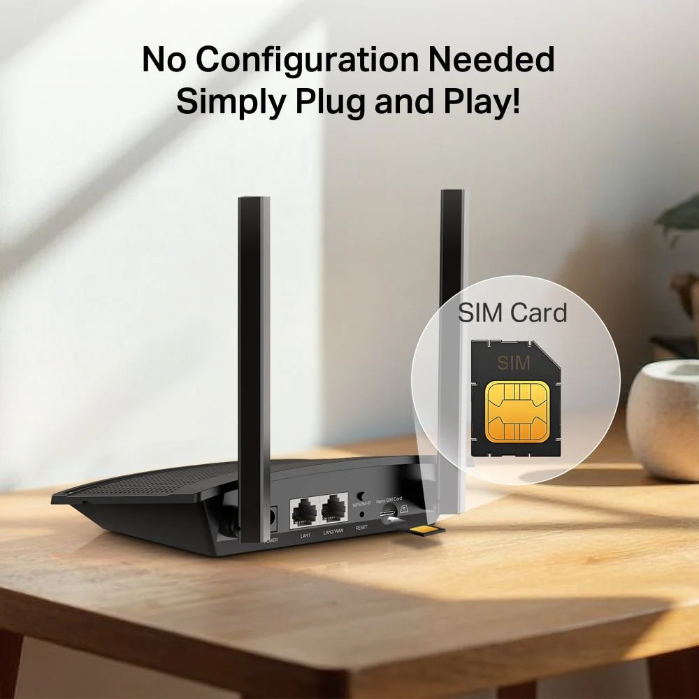 TP-Link TL-MR101 4G LTE 300Mbps WiFi Router - Image 4