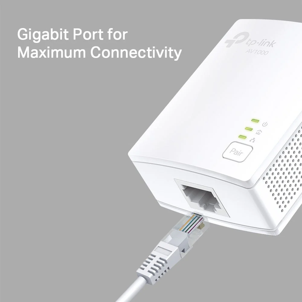 TP-Link TL-PA7017 KIT AV1000 Gigabit Powerline Starter Kit - Image 6