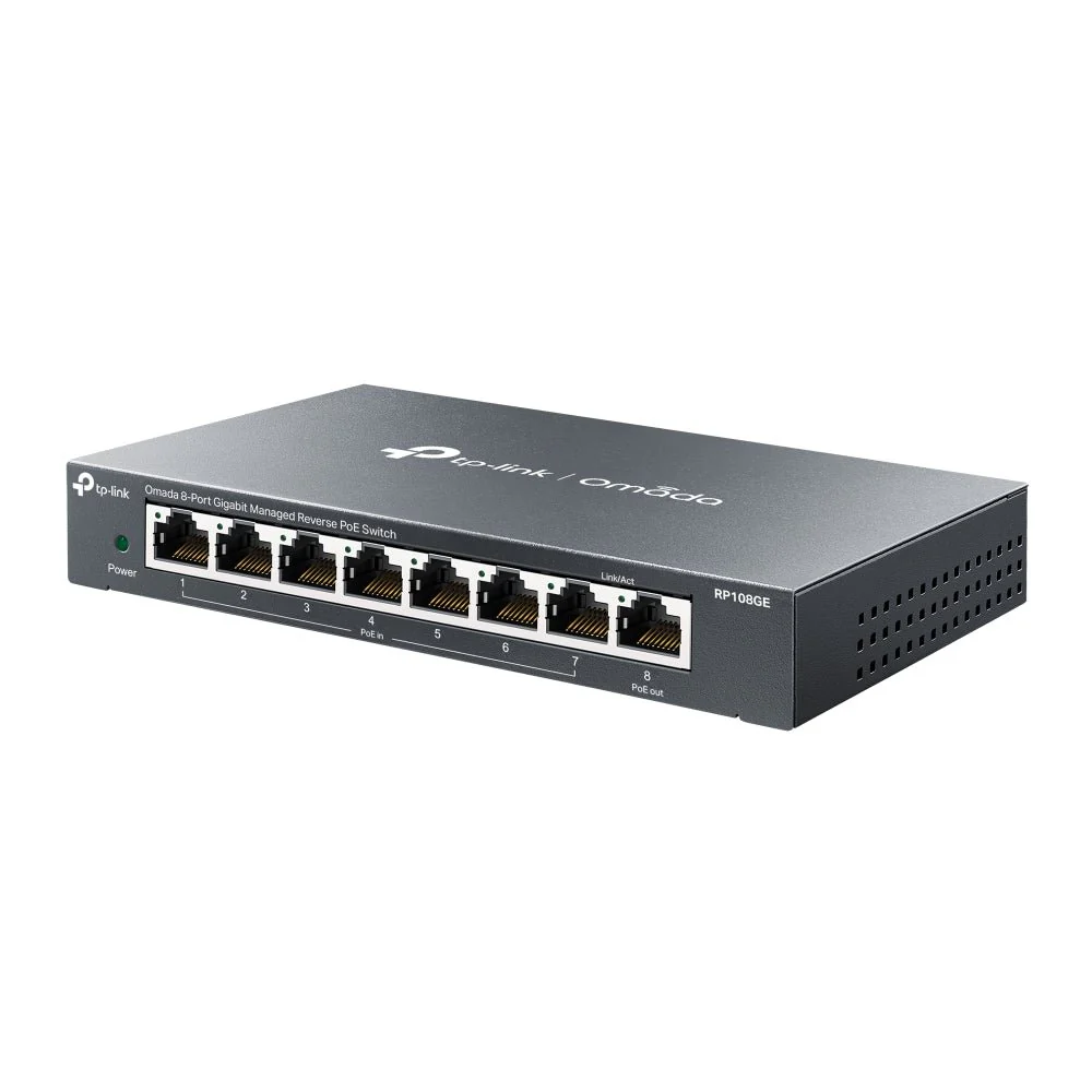TP-Link TL-RP108GE 8-Port Gigabit Managed Reverse PoE Switch - Image 2