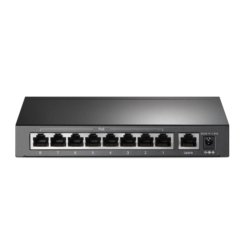 TP-Link TL-SF1009P 9-Port 10/100Mbps with 8-Port 250m Long Range PoE+ Unmanaged Switch - Image 3