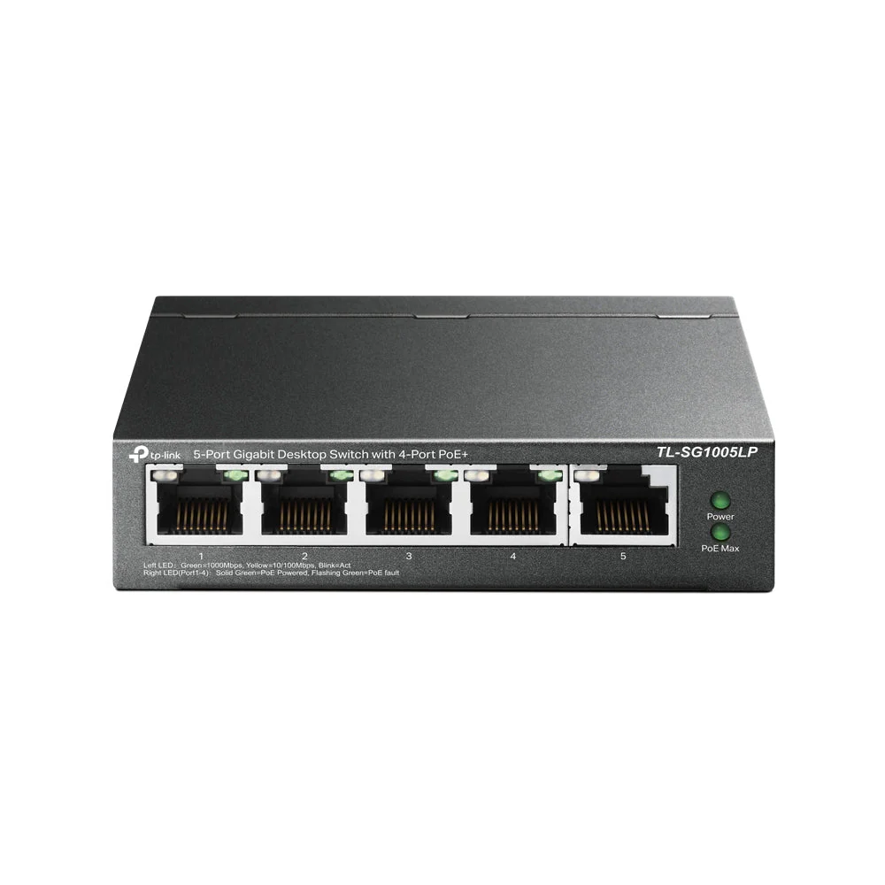 TP-Link TL-SG1005LP 5-Port Gigabit PoE+ Unmanaged Switch