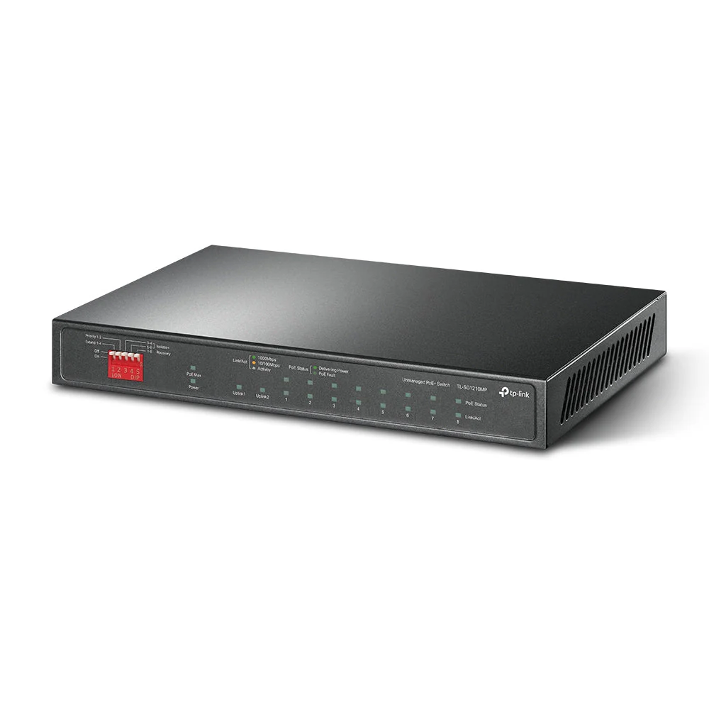 TP-Link TL-SG1210MP 10-Port Gigabit with 8-Port 250m Long Range PoE+ Unmanaged Switch - Image 2