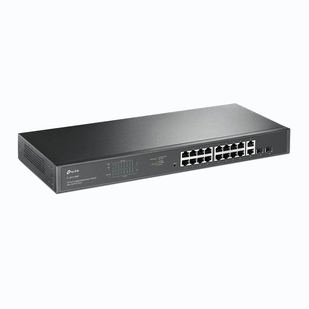 TP-Link DS1018GMP (TL-SG1218MP) 18-Port Gigabit with 16 PoE+ Unmanaged Switch - Image 2