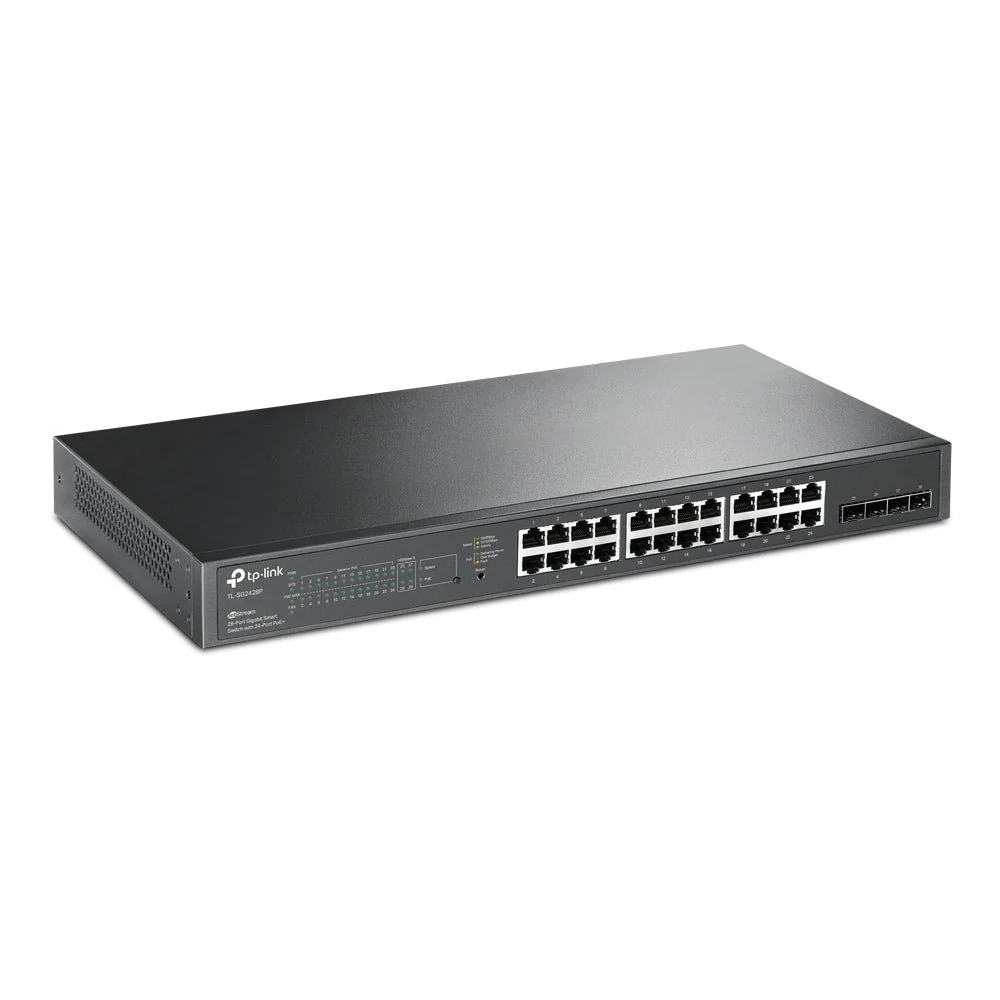 TP-Link TL-SG2428P JetStream 28-Port Gigabit Smart Switch with 24-Port PoE+ - Image 2