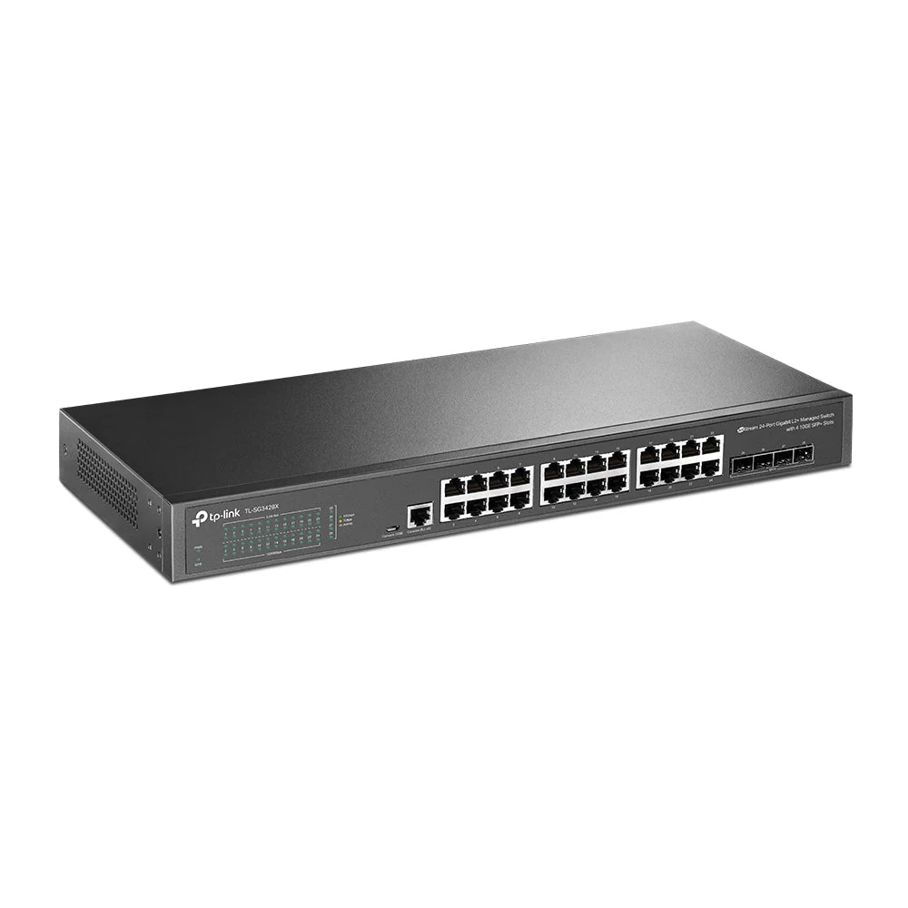 TP-Link TL-SG3428X JetStream 24-Port Gigabit L2+ Managed Switch with 4 10GE SFP+ - Image 2