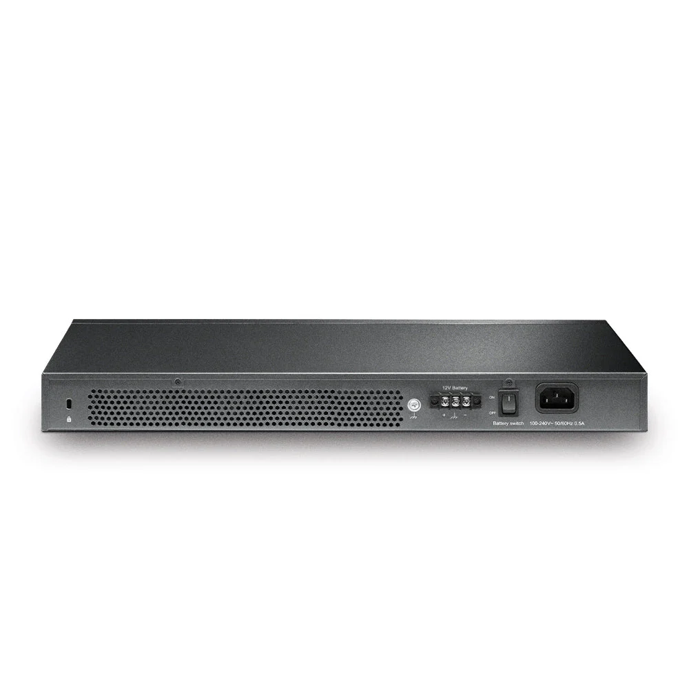 TP-Link TL-SG3428X-UPS JetStream 24-Port Gigabit L2+ Managed Switch with 4 10GE SFP+ Slots and UPS Power Supply - Image 3