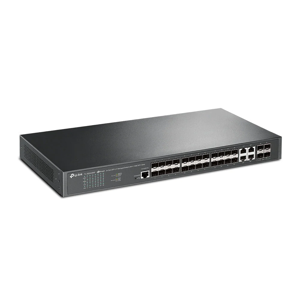 TP-Link TL-SG3428XF JetStream 24-Port SFP L2+ Managed Switch with 4 10GE SFP+ - Image 2