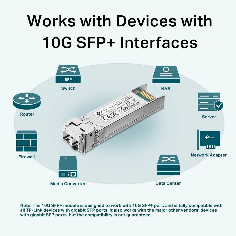 TP-Link TL-SM5110-SR 10GBase-SR SFP+ LC Transceiver - Image 5
