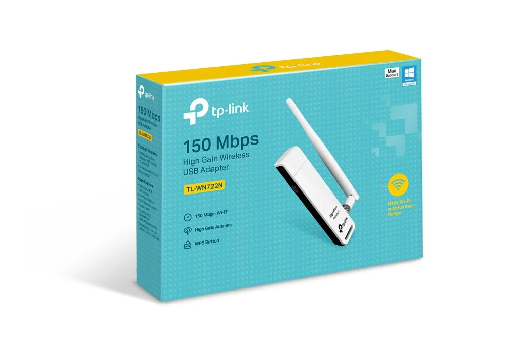 TP-Link TL-WN722N 150Mbps High Gain Wireless USB Adapter - Image 2