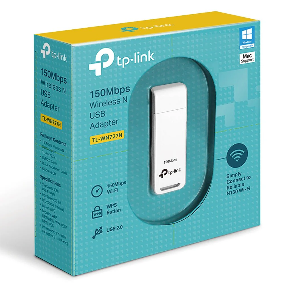 TP-Link TL-WN727N 150Mbps Wireless N USB Adapter - Image 4
