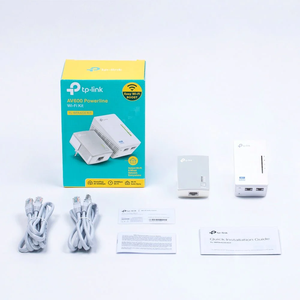 TP-Link TL-WPA4220 KIT 300Mbps AV600 Wi-Fi Powerline Extender Starter Kit - Image 9